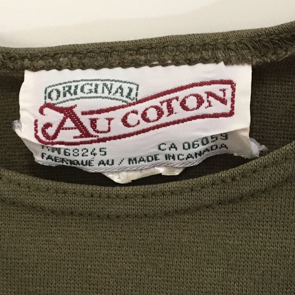 Original Au  Coton dirty green cotton tank - Picture 2 of 4